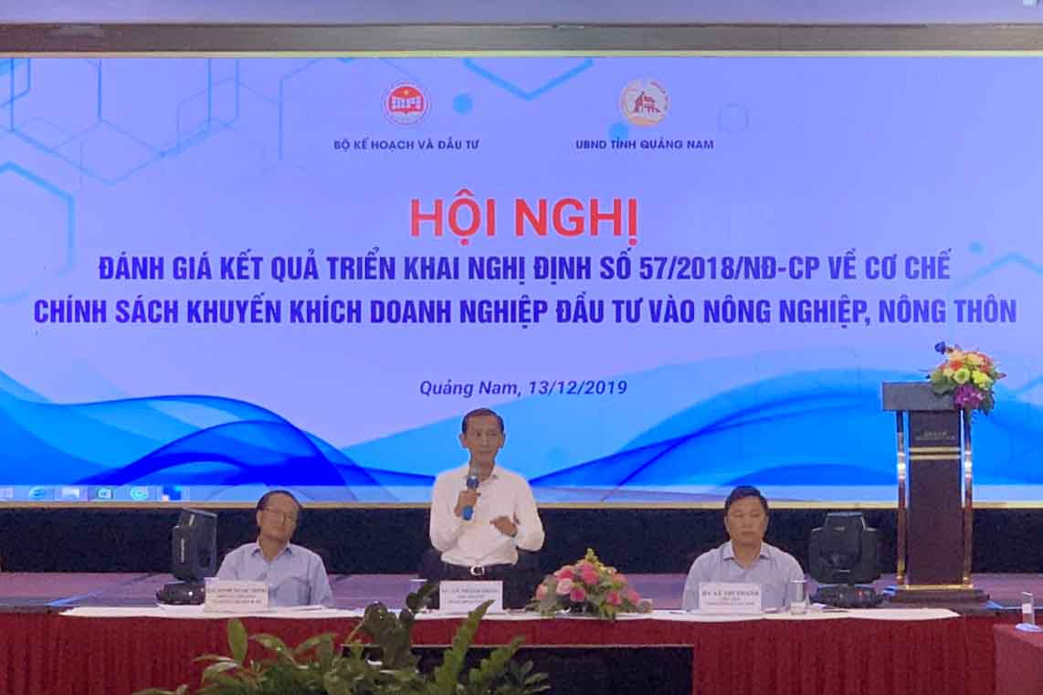 Thứ trưởng Võ Thành Thống phát biểu tại Hội nghị. Ảnh: Mai Phương