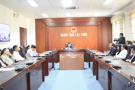 Tại điểm cầu tỉnh Lai Châu