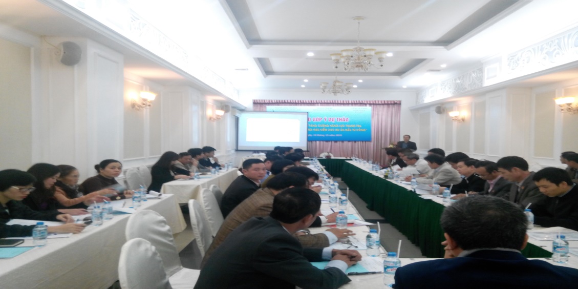 Hội thảo đề xuất dự án ‘tăng cường năng lực thanh tra Kế hoạch và Đầu tư trong hậu kiểm các dự án đầu tư công”
