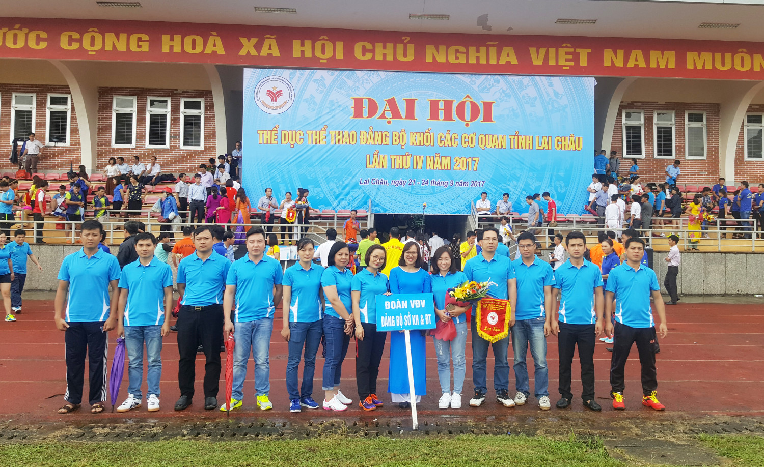 Đoàn Vận động viên Đảng bộ Sở Kế hoạch và Đầu tư tham gia Đại hội TDTT