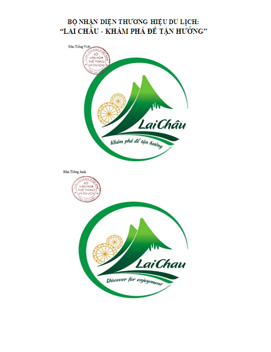 Bộ nhận diện thương hiệu Du lịch: "Lai Châu - Khám phá để tận hưởng"