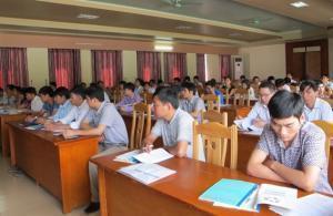 Các học viên tham gia lớp tập huấn