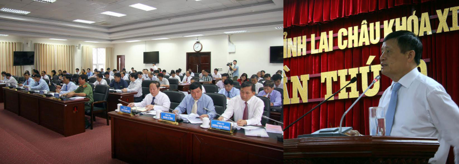 Đồng chí Nguyễn Khắc Chử - Bí thư Tỉnh ủy phát biểu khai mạc Hội nghị.