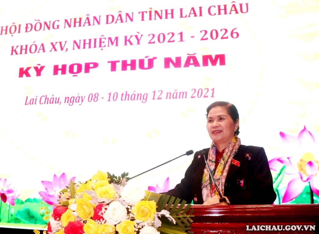 Khai mạc Kỳ họp thứ năm, HĐND tỉnh Lai Châu khóa XV, nhiệm kỳ 2021 - 2026