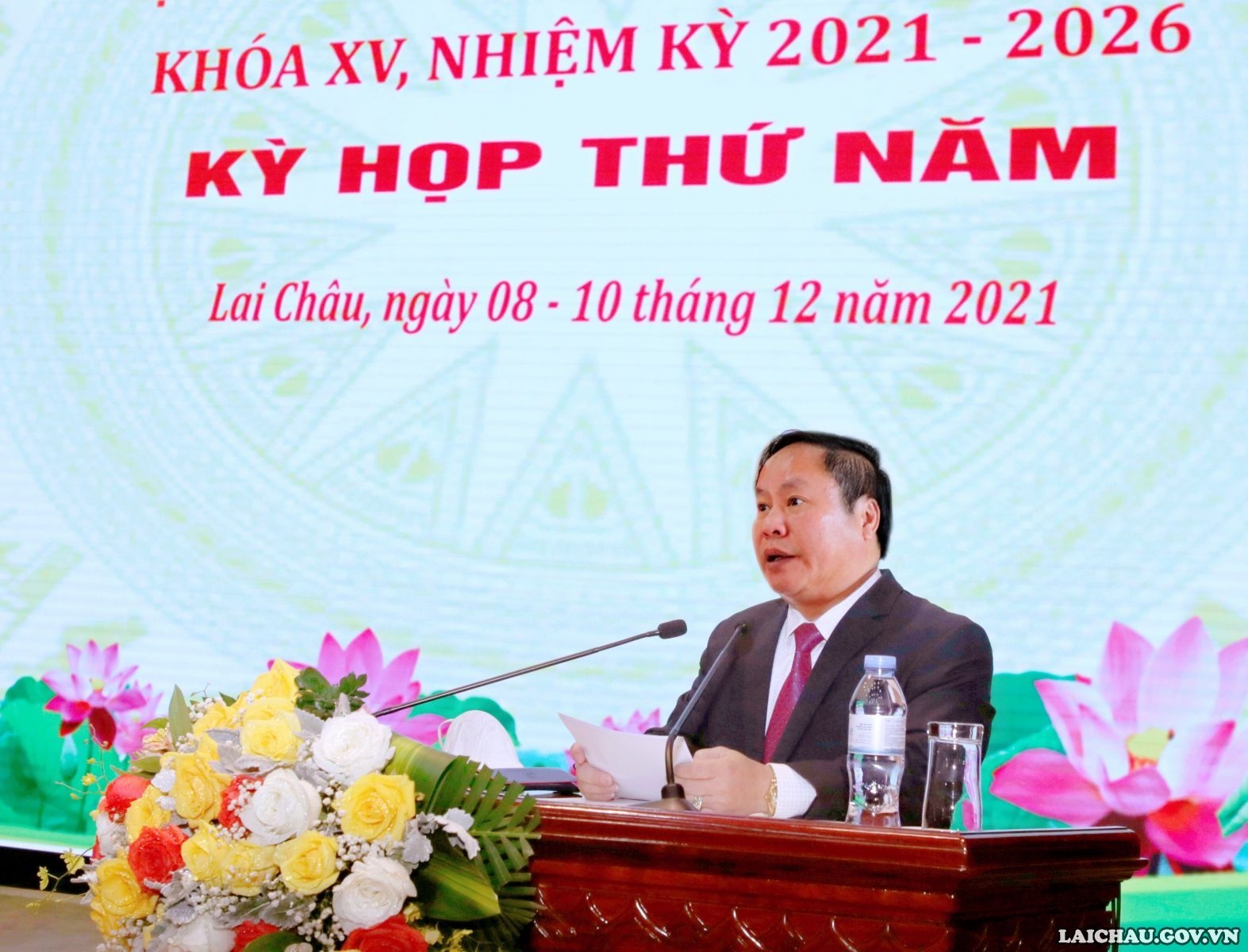 Khai mạc Kỳ họp thứ năm, HĐND tỉnh Lai Châu khóa XV, nhiệm kỳ 2021 - 2026 - Ảnh minh hoạ 3