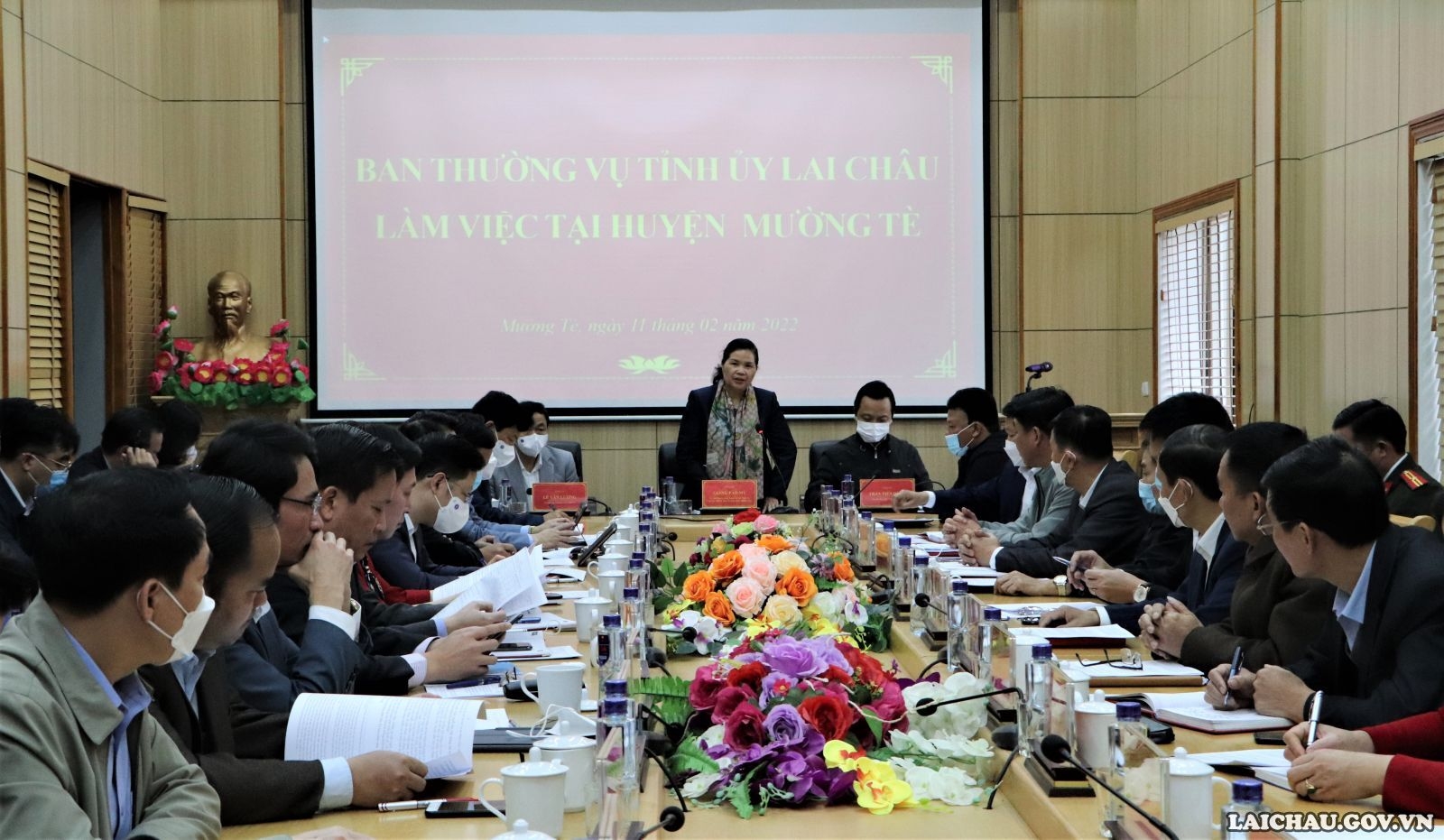 Ban Thường vụ Tỉnh ủy kiểm tra tình hình thực hiện nhiệm vụ tại huyện Mường Tè