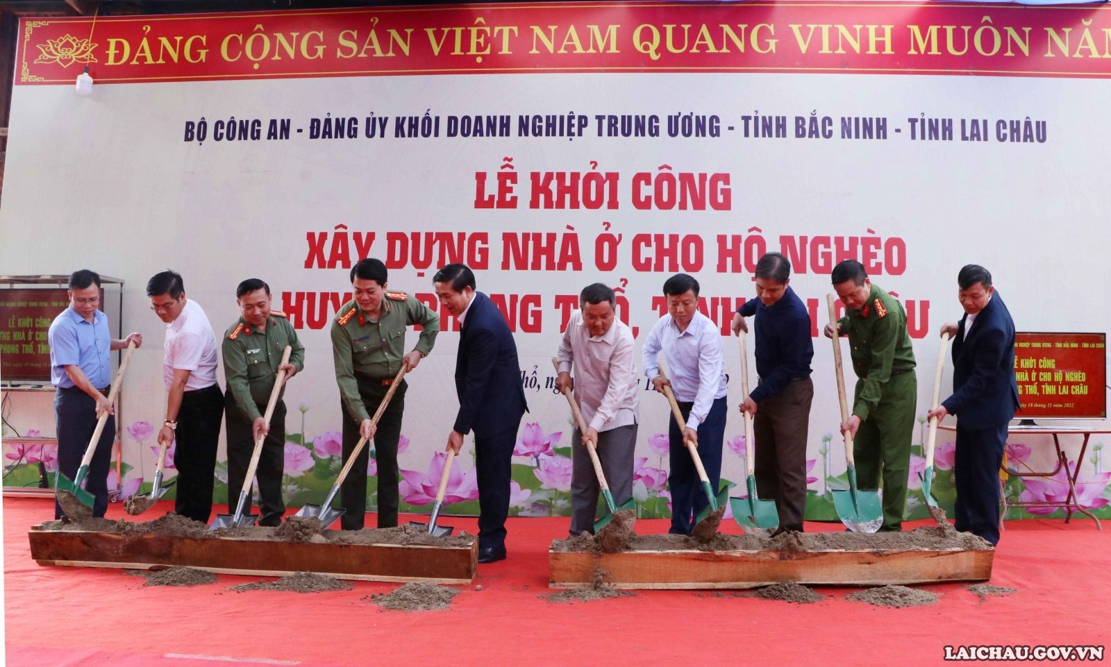 Lễ khởi công xây dựng nhà ở cho hộ nghèo huyện Phong Thổ, tỉnh Lai Châu