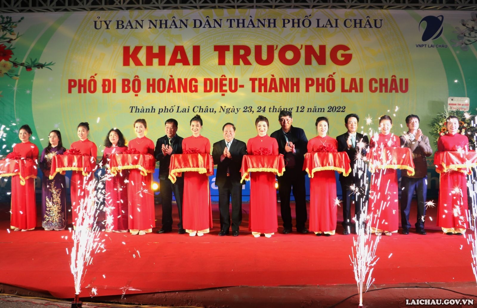 Khai trương Phố đi bộ Hoàng Diệu - Thành phố Lai Châu