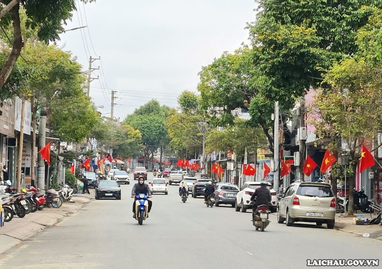 Thành phố Lai Châu những ngày giáp Tết