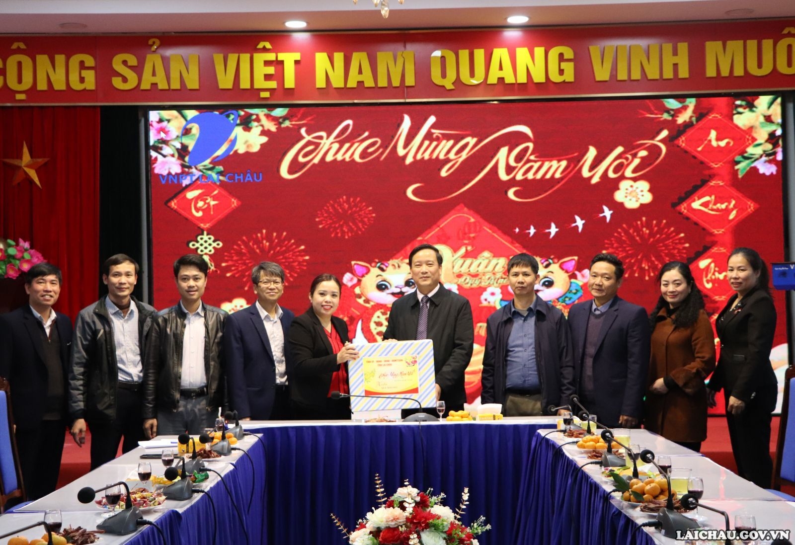 Trưởng Ban Tuyên giáo Tỉnh ủy Lê Đức Dục thăm và chúc Tết các cơ quan, đơn vị trên địa bàn thành phố Lai Châu - Ảnh minh hoạ 7