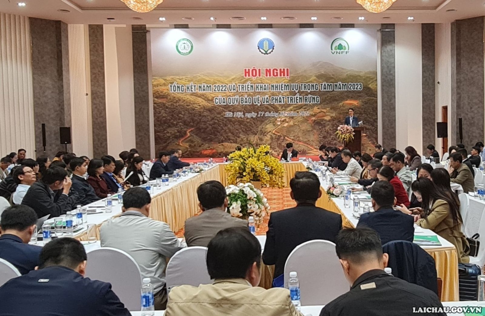 Phó Chủ tịch UBND tỉnh Lai Châu Hà Trọng Hải tham dự Hội nghị tổng kết năm 2022 của Quỹ Bảo vệ và Phát triển rừng Việt Nam