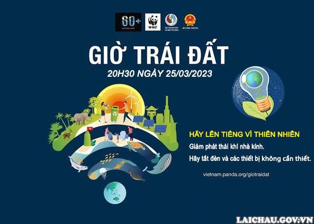 Kế hoạch Tổ chức các hoạt động hưởng ứng Ngày Nước thế giới, Ngày Khí tượng thế giới, Chiến dịch Giờ trái đất năm 2023 trên địa bàn tỉnh Lai Châu