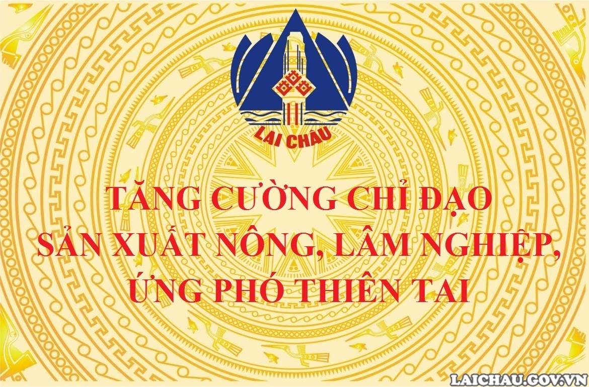 Lai Châu: Tăng cường chỉ đạo sản xuất nông, lâm nghiệp, ứng phó thiên tai