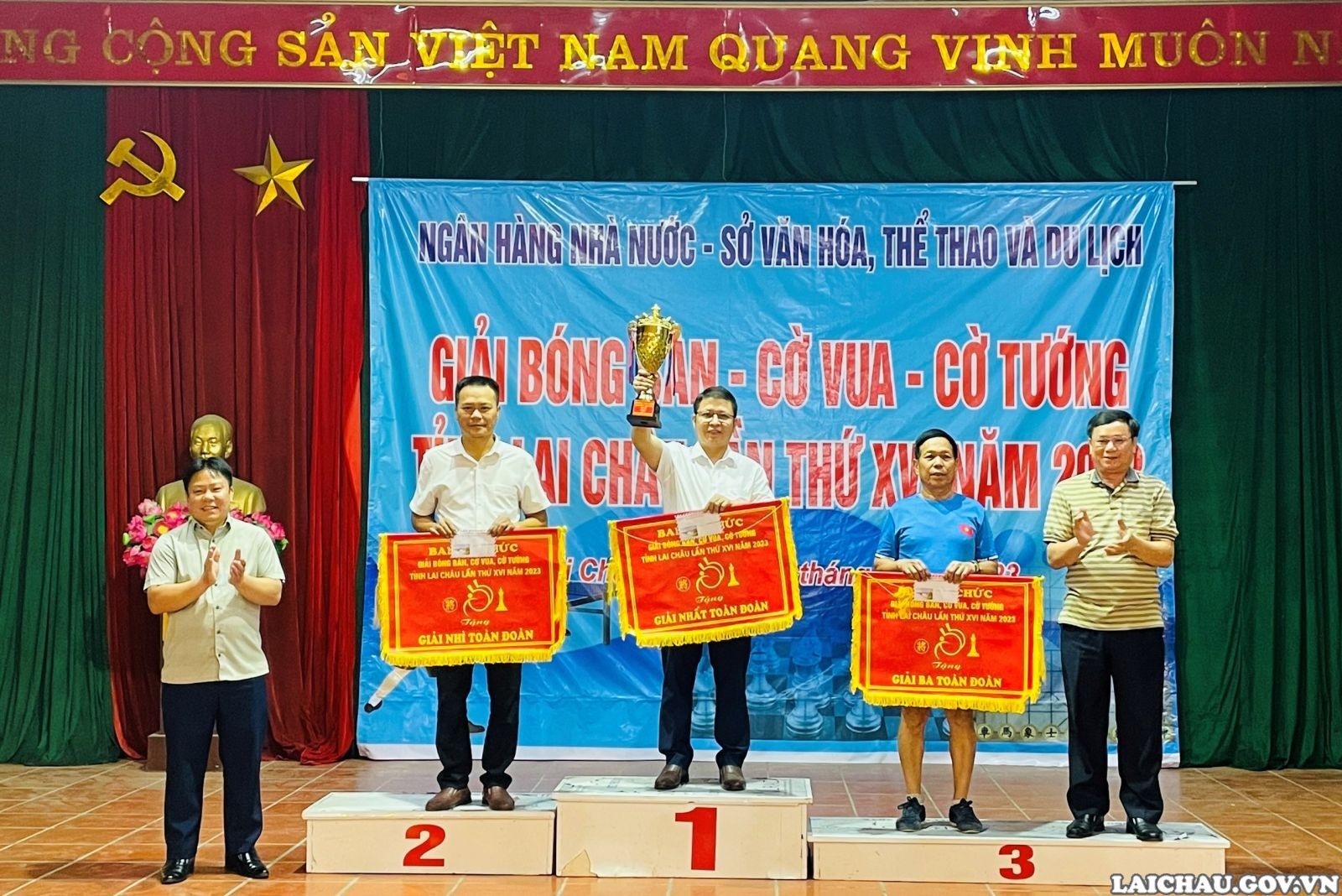 Sở Giáo dục và Đào tạo đạt giải Nhất toàn đoàn Giải Bóng bàn - Cờ vua - Cờ tướng tỉnh Lai Châu lần thứ XVI năm 2023