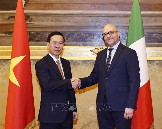 Thúc đẩy Quan hệ Đối tác chiến lược Việt Nam - Italia phát triển trên tất cả các lĩnh vực